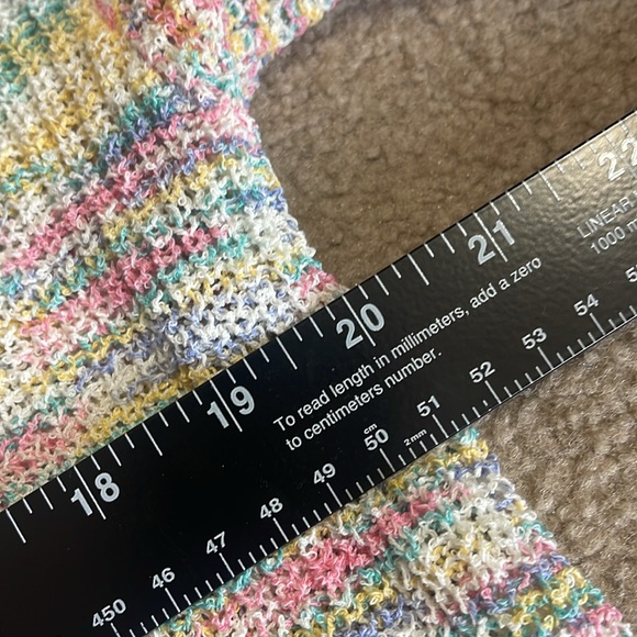 POL multi colored ribbon style sweater sz Small - Picture 4 of 9